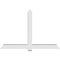 Ekena Millwork Eugene Architectural Grade PVC Gable Bracket, 84"W x 56"H x 6"D x 6"F, 16/12 Pitch GBP084X56X0606EUG00 - alternate 5